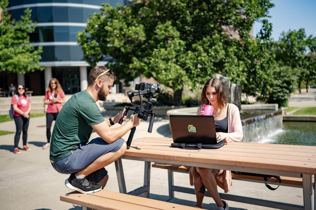 On-location video production by Distill Media in the Okanagan